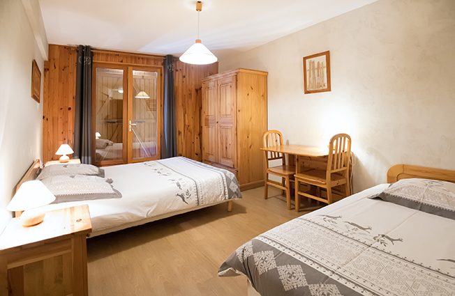 Chambre Anémone du gîte de La Roche du Croué à Aussois