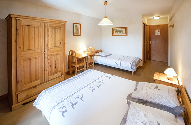 Chambre Anémone du gîte de La Roche du Croué à Aussois